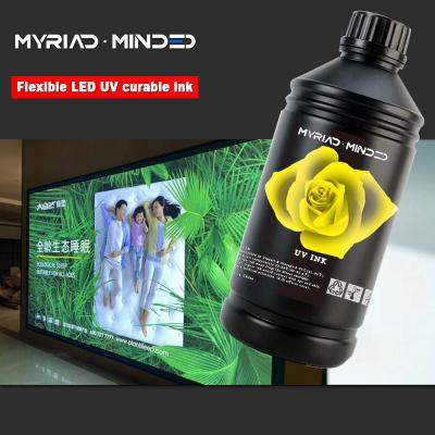 Flexible LED UV curable ink